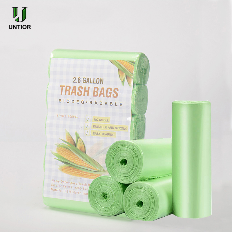 Biodegradable Bin Liner - UNTIOR Gübrelenebilir Çöp Torbası 2,6 Galonluk